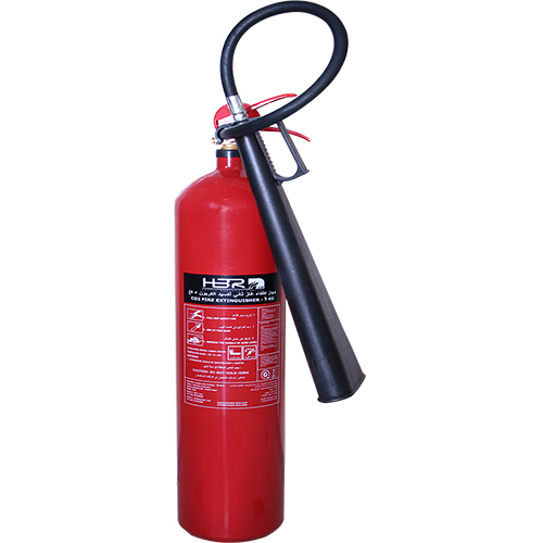 Co2 Fire Extinguishers on Trolly Type