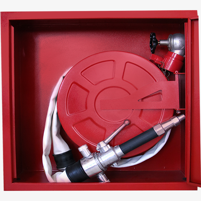 Fire Cabinet With Synthetic Hose Reel