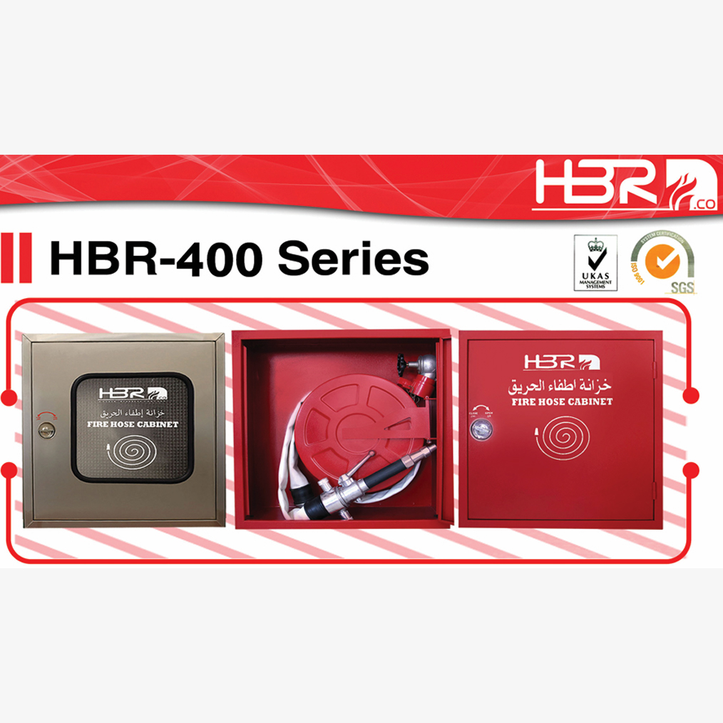 Fire Cabinet With Synthetic Hose Reel